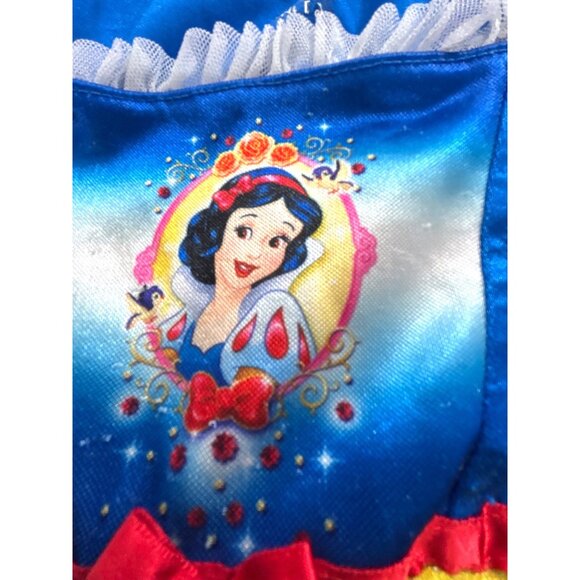 Disney Princess Toddler Girls Night Gown Snow White Blue/Yellow/Red Size 5T - Picture 3 of 6
